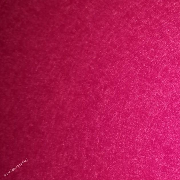 Filc ...plsť 30 x 20 cm tmavě růžová kardinál 627
