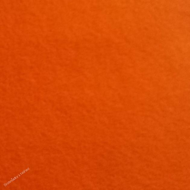 Filc ...plsť 30 x 20 cm oranžová 613