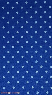 Filc..plsť puntíkovaná modrá tmavá 15 x 15 cm  